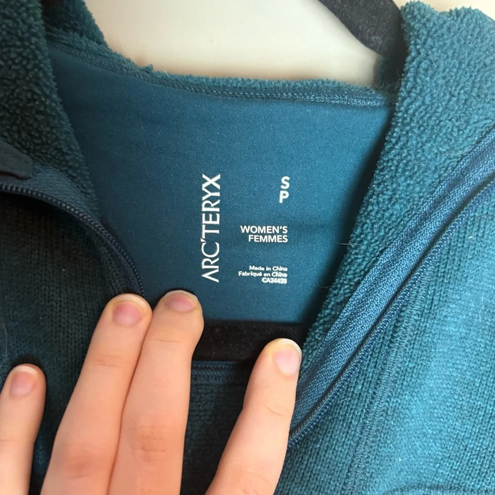 Arc'tery Covert Hoody Long Sleeve Full-Zip Fleece Hoodie Blue Marine Size Small - Picture 5 of 10